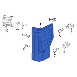 Ford OE - Rear Left Tail Light Assembly