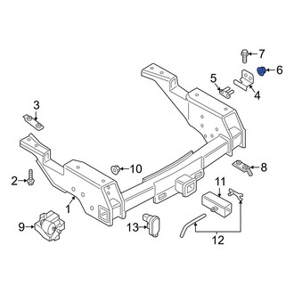Ford OE - Trailer Hitch Nut