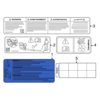 Ford OE - Caution Label
