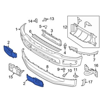 Ford OE - Front Left Tow Hook Cover