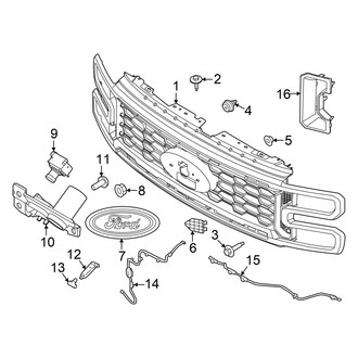 Ford OE - Grille & Components (With Appearance Package)