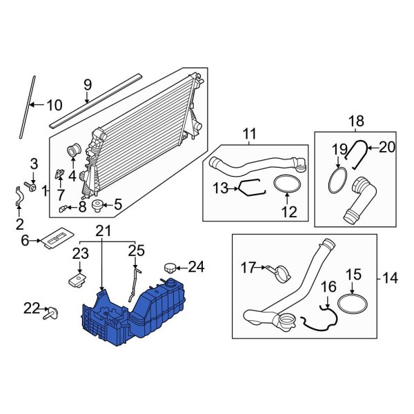 Engine Coolant Reservoir