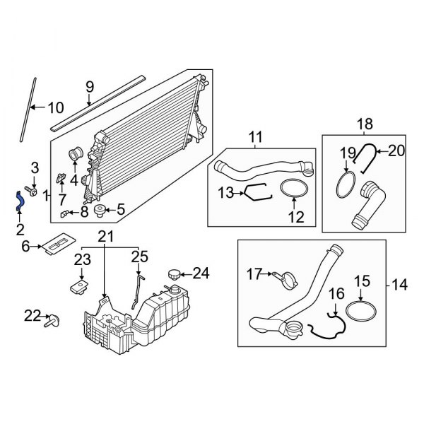 Radiator Mount Bracket