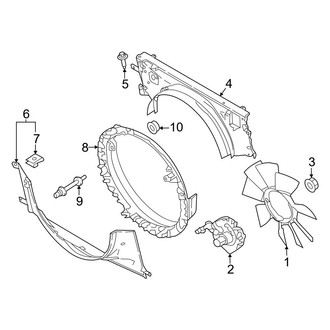 Ford OE - Cooling Fan (Regular Cab / Crew Cab 6.7L)