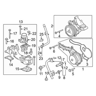 Ford OE - Cooling - Water Pump