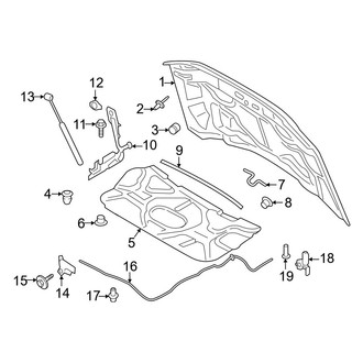 Ford OE - Hood & Components (Regular Cab / Crew Cab)