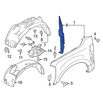 Ford OE - Front Right Fender Filler Panel