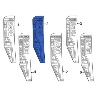 Ford OE - Front Right Fender Emblem