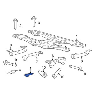 Ford OE - Rear Trailer Hitch Nut
