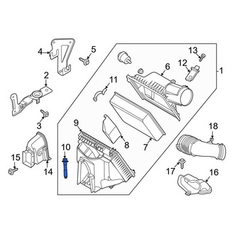Ford OE - Air Filter Housing Screw