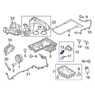 Ford OE - Engine Oil Filter Adapter Gasket