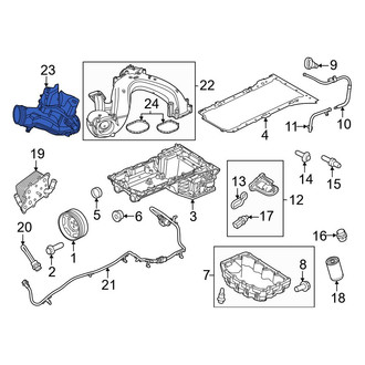 Ford OE - Lower Engine Intake Manifold