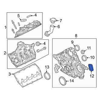 Ford OE - Left Engine Timing Cover Gasket