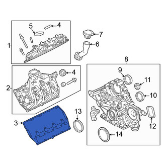 Ford OE - Right Engine Valve Cover Gasket