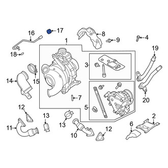 Ford OE - Upper Turbocharger Oil Line Gasket