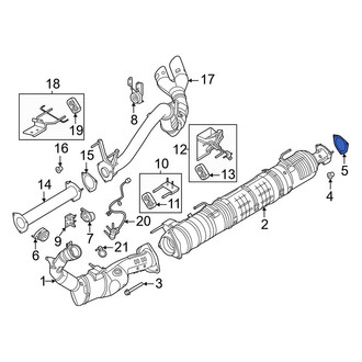 Ford OE - Rear Exhaust Pipe Flange Gasket