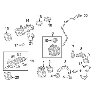Ford OE - Emission System - Emission Components (EGR Valve & Cooler), (6.7L)