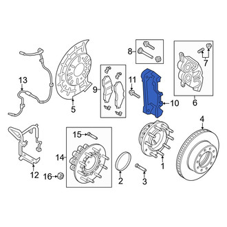 Ford OE - Front Disc Brake Caliper Bracket