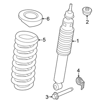 Ford OE - Front Suspension - Shocks & Components (Regular Cab / Crew Cab 4 X 2)