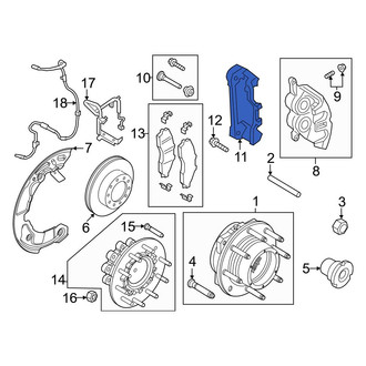 Ford OE - Front Disc Brake Caliper Bracket