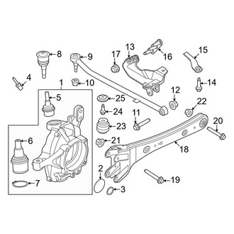 Ford OE - Front Suspension - Suspension Components