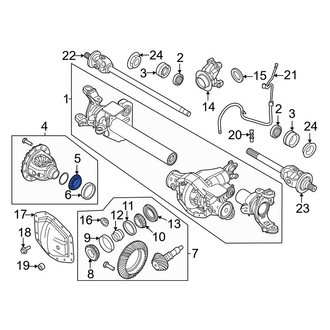 Ford OE - Front Differential Carrier Bearing