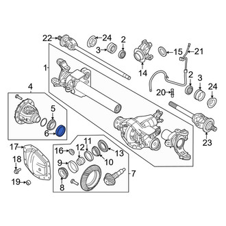 Ford OE - Front Differential Carrier Bearing Race