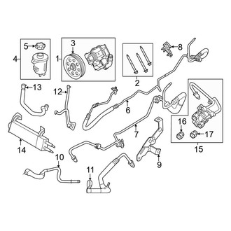 Ford OE - Steering Gear & Linkage - Pump & Hoses
