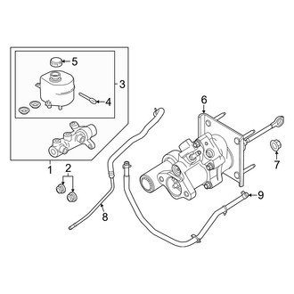 Ford OE - Cab - Components on Dash Panel (Regular Cab), (Regular Cab)