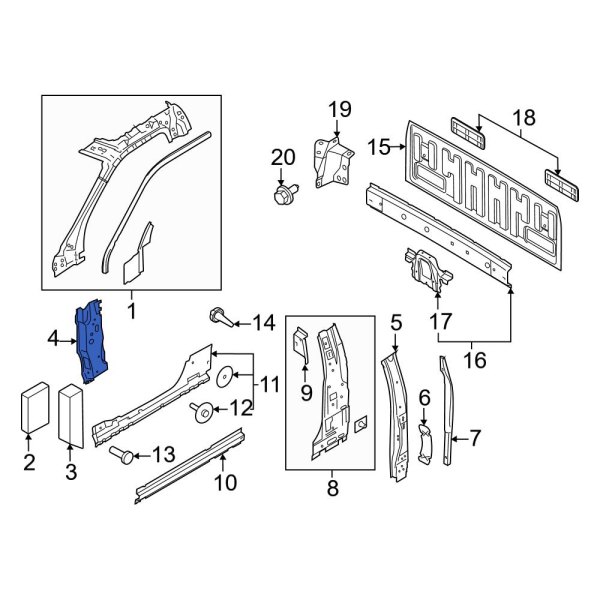 Body A-Pillar Reinforcement