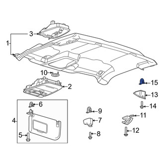 Ford OE - Headliner Clip