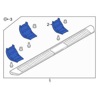 Ford OE - Running Board Mounting Bracket
