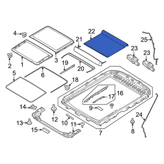 Ford OE - Sunroof Cover