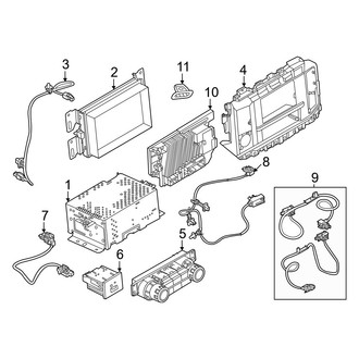 Ford OE - Instrument Panel - Sound System (8" Display, Receivers & Controls)