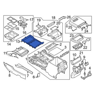 Ford OE - Front Console Trim Panel