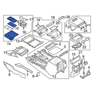 Ford OE - Front Console Cup Holder