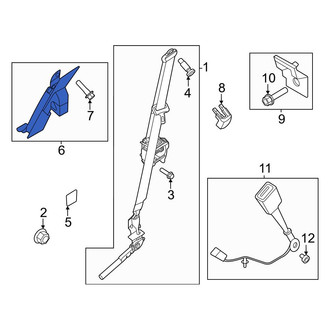 Ford OE - Front Seat Belt Height Adjuster