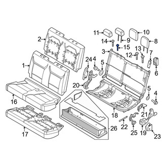 Ford OE - Front Center Left Headrest Guide
