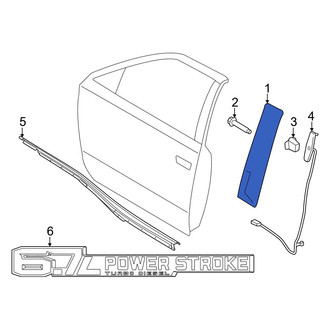 Ford OE - Rear Left Door Applique