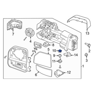 Ford OE - Right Inner Park Assist Camera Bracket