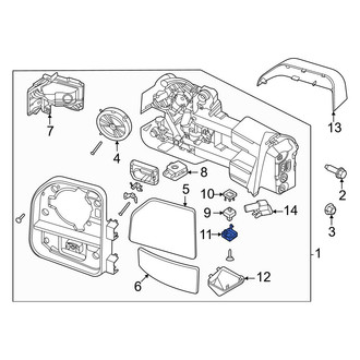 Ford OE - Left Outer Park Assist Camera Bracket