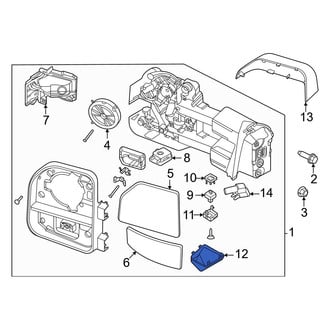 Ford OE - Front Left Lower Door Mirror Cover