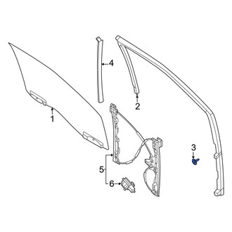 Ford OE - Window Regulator Guide Bolt