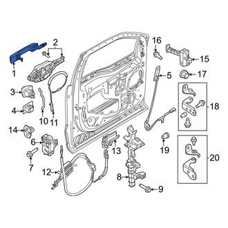 Ford OE - Front Right Outer Exterior Door Handle
