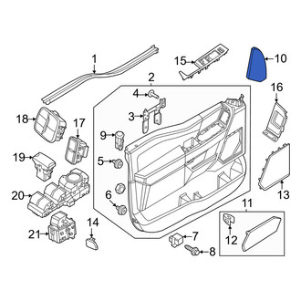 Ford OE - Front Right Door Window Molding