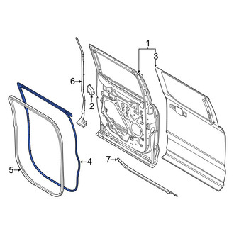 Ford OE - Rear Left Outer Door Seal