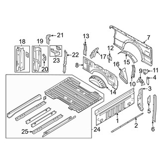 Ford OE - Pick Up Box - Front & Side Panels (Regular Cab / Crew Cab)