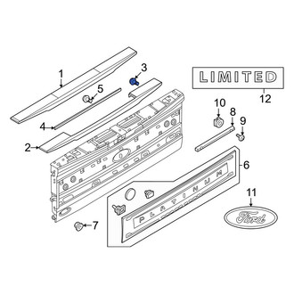 Ford OE - Tailgate Molding Clip