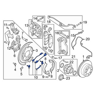 Ford OE - Rear Parking Brake Hardware Kit
