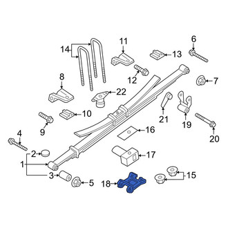 Ford OE - Rear Leaf Spring Plate